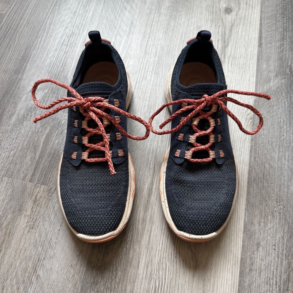 Teva Shoes Arrowood 2 Knit 6.5 Women’s Navy Coral Sneakers - Picture 2 of 12